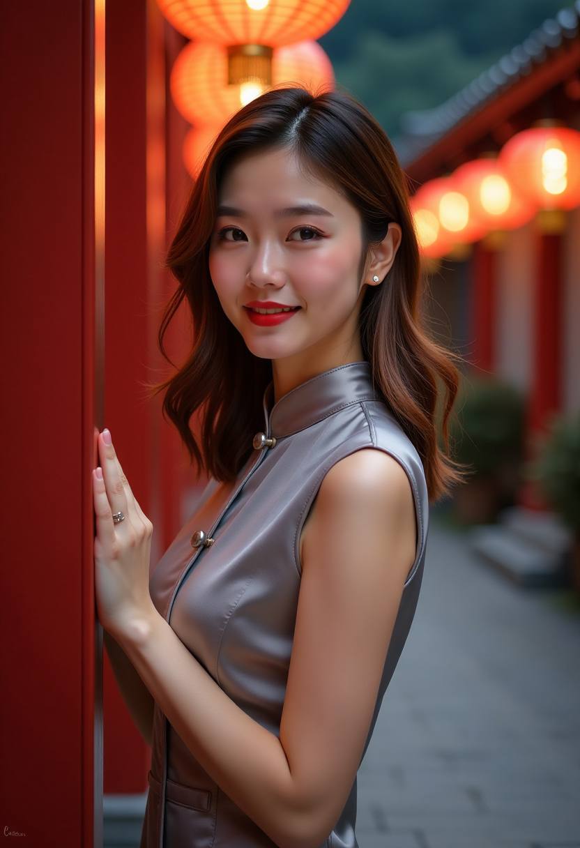 远山的晚霞